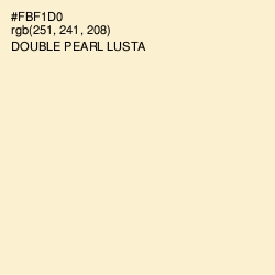 #FBF1D0 - Double Pearl Lusta Color Image